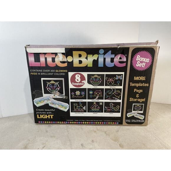 Lite Brite Magic Screen Bonus Set 326 Pieces - Picture 3 of 10